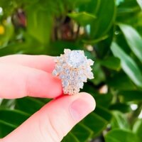 Nhẫn Vàng Nữ Mạ Vàng 18K - Nhẫn Mỹ Ký Sự Quyến Rũ Tinh Tế (Tặng kèm hộp trang sức)