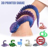 Nhân Vật Hành Động 3d In Hình Rắn Khớp Nối Bush Đồ Chơi Rồng Tích Hợp Tượng Trang Trí Di Động R1y9