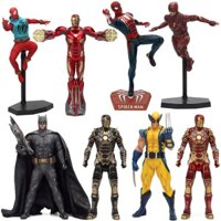 Nhân Vật Marvel 1 / 6 Iron Man MK50 Scarlet Spider Man Đội Chuyển Đổi Mô Hình Tạo Mẫu Bộ Sưu Tập Đồ Chơi Thủ Công