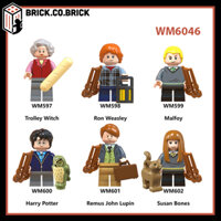 Nhân Vật Nhỏ nhân vật trong Harry Potter Đồ chơi Lắp ghép Xếp hình Mini Mô hình Hagrid Dumbledore WM6046