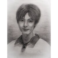 Nhận vẽ TRANH CHÂN DUNG CHÌ theo yêu cầu 💟(khổ A4/A5)