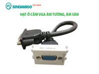 Nhân VGA âm tường (loại dây) dùng để lắp mặt nạ âm tường, ổ cắm âm sàn