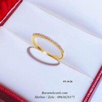 Nhẫn viền đá vàng 10k NNU155