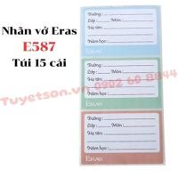 Nhãn vở Eras E587 Túi 15 cái