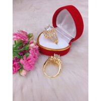 nhẫn xoàn mạ vàng 18k mã 003