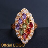 Nhẫn Zircon Nhẫn Giữ Màu Vàng Thật Nhẫn Mạ Vàng 18K Nhẫn Nữ NO.062009188462