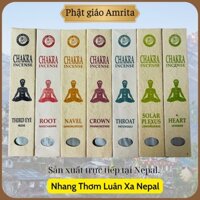 Nhang Cây Charka Nepal sản xuất bởi Kathmandu - Nhanh Thơm Nepal - Nhang luân xa - Nhanh thiền định - Amrita