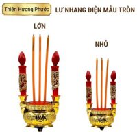 Nhang điện kèm lư mẫu tròn