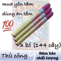 nhang lớn 12 tấc ( 100CM ) - nhang cúng Hương Thanh sạch Gia công (1 bó (48 cây) đồ thờ cúng, hương, thờ cúng