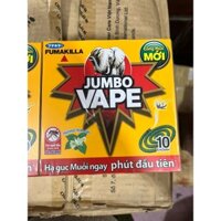 Nhang muỗi Jumbo Cao Cấp Ít Khói Hộp 10 Khoanh Tặng Thêm 2 Khoanh
