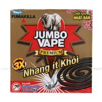 Nhang Muỗi Jumbo Vape S2 Ít Khói Hộp 10 Khoanh