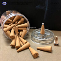 Nhang nụ gỗ Bách Xanh siêu sạch - Tĩnh tâm, an yên OTH042 Xông trầm phong thủy, nhang tỏa khói ngược - Xua đuổi tà khí tai ương  - Túi 10 chiếc