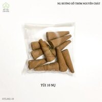 Nhang Nụ Sạch Gỗ Thơm Nguyên Chất HAHANCO OTL042 Xông Phòng, Thác Khói - Túi 10 nụ-OTL042-10