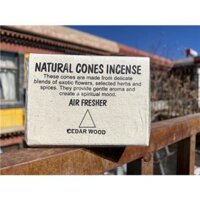 Nhang nụ thiên nhiên thủ công Nepal Kèm đế đỡ nhang sẵn trong hộp N5 - 1. Cedar wood