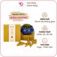 Nhang nụ Trầm hương Liên Tâm - hương thơm dịu ngọt, lan toả không gian - 1. Túi dùng thử 5 Viên 2 lớn 3 nhỏ