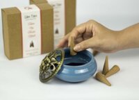 Nhang nụ Trầm hương Liên Tâm - hương thơm dịu ngọt, lan toả không gian - NỤ NHỎ 55 VIÊN
