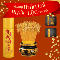 Nhang thần tài,nhang sạch, hương bài trầm hương mùi thơm dễ chịu không khói độc hại