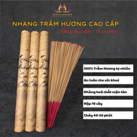 Nhang Trầm Hương Cao Cấp Ống 70 cây, nhang trầm hương sạch thiên nhiên ít khói, thơm nhẹ dễ chịu