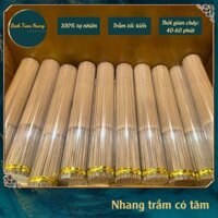 Nhang Trầm Hương Có Tăm Cao Cấp, Nhang Trầm Hương Tự Nhiên 100% 200 Cây Loại 3 Tấc 4 Tấc