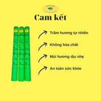 Nhang trầm hương sạch hương huấn ống cao cấp mùi thơm trầm tự nhiên không lẫn tạp chất