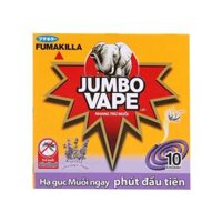 Nhang Trừ Muỗi Hương Oải Hương, Jumbo Vape M22, Mosquito Repellent Coil, Lavender, 10 Khoanh (120g) - FUMAKILLA