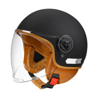 Nhanh lên3c Được Chứng Nhận Mùa Đông Ấm Áp 3 / 4 Mũ Bảo Hiểm Unisex Bốn Mùa Đa Năng Màu Tím Xe Máy Điện Tay Lái Bao