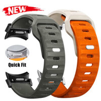 Nhanh Phù Hợp Với Dây Đeo Silicon Cho Samsung Galaxy Watch 6Classic 47mm 43mm Không Có Khoảng Cách Dây Thể Thao Mềm 6 5 4 40mm 44mm 5Pro 45mm Vòng Tay