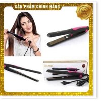 nhanh tay -Máy kẹp tóc Kemei Km-328- Máy duỗi thẳng tóc siêu  rẻ