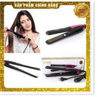 nhanh tay -Máy kẹp tóc Kemei Km-328- Máy duỗi thẳng tóc siêu  rẻ