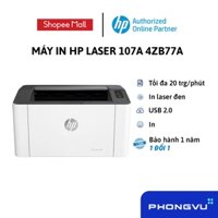 [Nhập ELHPP giảm 20% tối đa 500K] Máy in HP Laser 107a 4ZB77A - Bảo hành 12 tháng