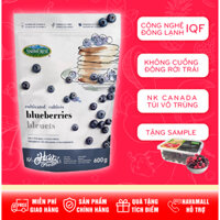 [NHẬP KHẨU CANADA] Việt Quất Đông Lạnh Nguyên Trái - Frozen Blueberry Snowcrest 600g