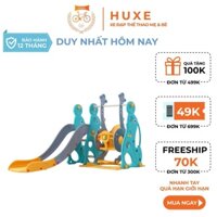 Nhập Khẩu Cầu trượt cho bé  xích đu hải cẩu Holla cho các bé yêu cầu trượt xích đu bóng rổ liên hoàn chính séc.