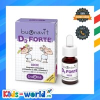 [NHẬP KHẨU CHÍNH HÃNG] - Buonavit D3 Forte - Bổ sung vitamin D3, DHA, Betapol® 45 phát triển chiều cao và trí não