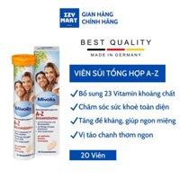 [Nhập khẩu chính hãng Đức] Viên sủi vitamin khoáng chất tổng hợp A-Z Mivolis