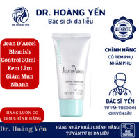 [NHẬP KHẨU CHÍNH HÃNG] Jean D'Arcel Blemish Control 30ml - Kem Làm Giảm Mụn Nhanh Bs YẾN
