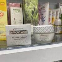 [NHẬP KHẨU CHÍNH HÃNG] Kem Dưỡng Trắng Da, Ngăn Ngừa Lão Hóa 3W Clinic Collagen Whitening Cream 3W061