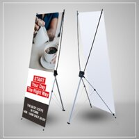 [Nhập khẩu chính hãng] Standee chữ X cường lực 60x160 hoặc 80x180cm