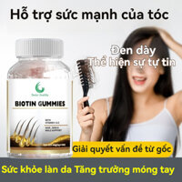 Nhập khẩu của Anh Viên uống cho tóc Kẹo dẻo Biotin 5000 mcg  Hỗ trợ sự phát triển của tóc và mó 30 viên nang/chai 。