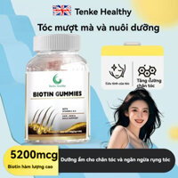 💯💯Nhập khẩu của Anh Viên uống cho tóc Kẹo dẻo Biotin 5000 mcg  Hỗ trợ sự phát triển của tóc và mó 30 viên nang/chai