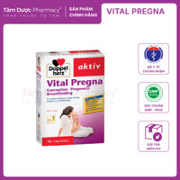 [NHẬP KHẨU ĐỨC] Doppelherz Aktiv Vital Pregna - Viên uống bổ sung Vitamin và khoáng chất cho bà bầu - Hộp 30 viên