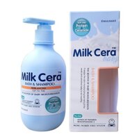 [Nhập Khẩu Hàn Quốc] Sữa tắm gội trẻ em 2 in 1 Milk Cera 300ml Hàn Quốc An Toàn cho Trẻ Sơ Sinh