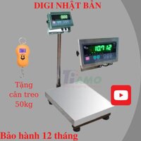 [NHẬP KHẨU JAPAN] Cân Bán Hàng Tiamo Digi 28SS Nhật Bản 150kg, 300kg, 500kg, Đầu Cân Vỏ Inox 304, LED Xanh Chống Lóa