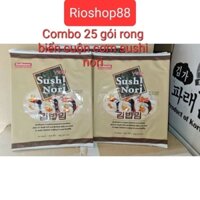 (Nhập khẩu Korea) Combo 20 gói rong biển cuộn cơm Sushi Nori, rong biển làm kimpap,rong biển Hàn Quốc