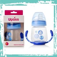 Nhập khẩu (Made in Thailand) Cốc tập uống 2 tay cầm với đầu hút silicon mềm Upass UP0146N Chính hãng
