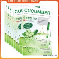 [Nhập khẩu] Mặt nạ Dabo Hàn Quốc dưa leo gói 10 miếng 23ml