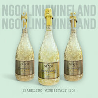 [Nhập khẩu nguyên chai] Rượu vang Sensi 18K Prosecco Alc 11,5% 750ml