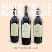 [Nhập khẩu nguyên chai] Rượu vang Raymond Huet Bordeaux Merlot Cabernet Sauvignon Alc 13,5% 750ml