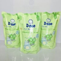 (NHẬP KHẨU) Nước xúc bình sữa Dnee, rửa bình sữa Dnee dạng túi (bịch) 600ml hàng THÁI .