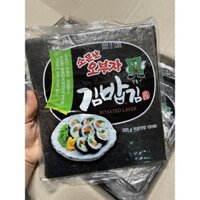 Nhập khẩu Rong biển cuộn cơm/kimbap, sushi Hàn Quốc gói 100 lá