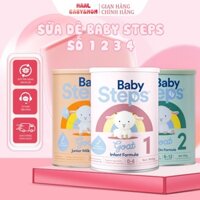 (Nhập khẩu) Sữa dê BABY STEPS số 1 2 3 4 cải thiện hệ miễn dịch, cung cấp vitamin cho bé (Lon 900gr)